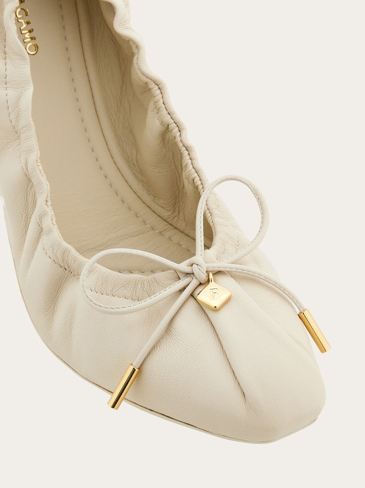 Elasticated ballet flat - Image 7